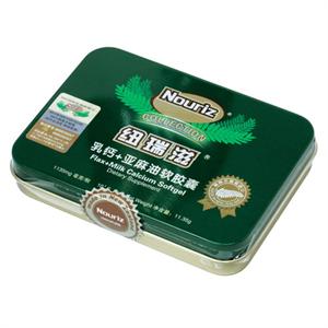 【婴童秒杀】纽瑞滋乳钙+亚麻油软胶囊10粒/盒
