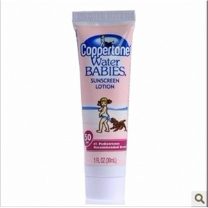 Coppertone/水宝宝 水嫩防晒乳/防晒霜30ml SPF50 正品