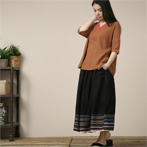 【棉叙】纯净的白 原创 夏装蕾丝打摺半身裙（有内衬）M2078