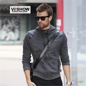 viishow卫衣 2011秋装新款 卫衣外套 男装连帽开衫