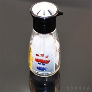 恋恋家居 精美大号透明保龄形状调味瓶 CD2305