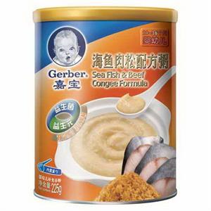 嘉宝 海鱼肉松配方粥