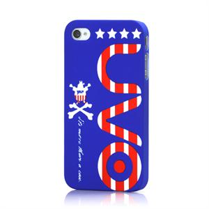 美国IUVO X YAP地下潮牌 iPhone 4S 4超薄保护壳 送膜 美国国旗