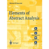 Elements of abstract analysis抽象分析原理