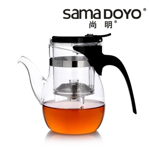 尚明B-06 飘逸杯B06 长壶嘴 功夫茶具 耐热玻璃茶壶600ml