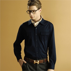 lansiwear2011新款秋装 男士时尚休闲款长袖T恤 LSAGT501