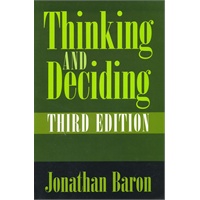 Thinking and Deciding(ISBN=9780521659727)