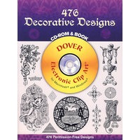 476 Decorative Designs CD-ROM and Book 装饰设计（书和光盘）