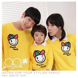 QQTOM 2011春装 纯棉长袖亲子装家居服 幸福的微笑QQ-C_02