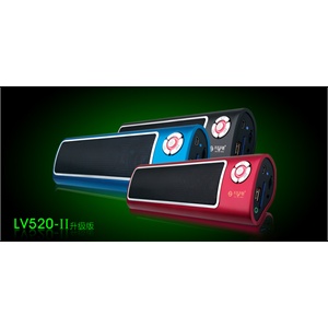 不见不散音箱LV520-Ⅱ升级版（黑色） 播放器 赠电源 代理直销