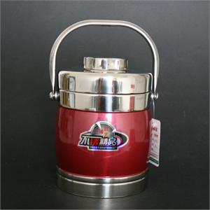 歆艺鼓型双层保温提锅B型1.4L