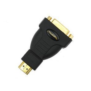 黑骑士 24K发烧级DVI公转HDMI母(DVI-HDMI)镀金转接头
