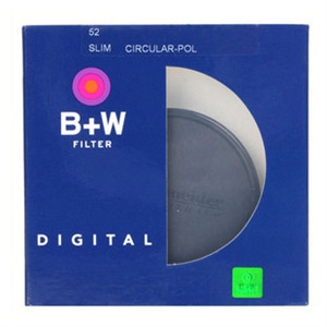 B+W slim cpl 52mm 超薄无膜偏光镜 带防伪