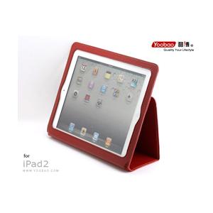 YOOBAO 羽博 苹果 平板电脑 apple iPad2 商务保护套(红、棕)