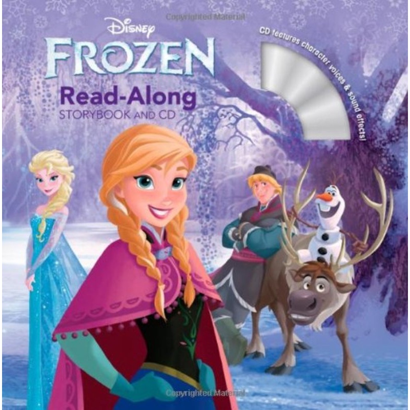 《英文原版 冰雪奇缘 Frozen Read-Along Story