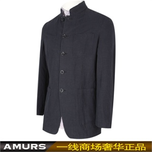 爱缪斯专柜正品 男休闲便装 后中开叉 宝蓝/深灰两色任选