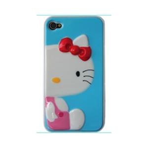 酷玛特 苹果 iphone 4G 4代手机套手机壳保护套浮雕Kitty猫02
