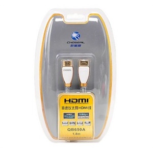 秋叶原 QB650 1.8米 HDMI线 高清线1.4版 3D 1.8米 以太网