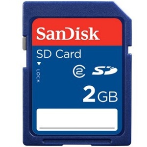 SanDisk闪迪 SD卡 2GB相机卡存储卡Class2 普速
