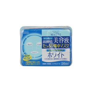 Kose 高丝薏仁深层白皙美容液抽取式面膜(31629) 26片