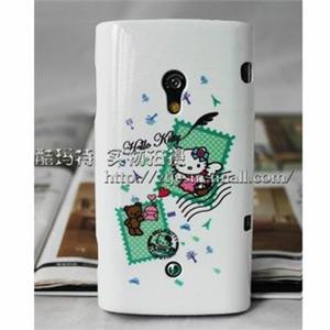 酷玛特 索爱X10 X10i手机壳保护壳外壳日本卡通 kitty 猫03