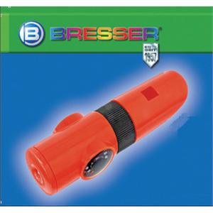 德国BRESSER 六合一口哨 指南针/温度计/放大镜/LED灯/反光镜