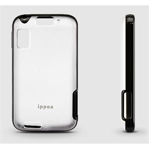 ippon 摩托罗拉 mb860 me860 保护套 手机壳 保护壳 双色黑边透白
