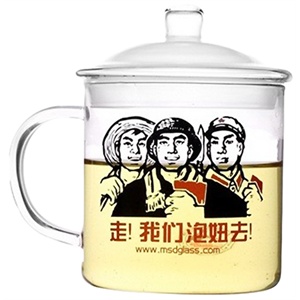 [当当自营]明尚德 700ML玉液耐热玻璃水杯ZB347