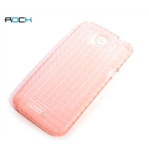 ROCK HTC S720E One X G23 保护套 手机套 背壳 软套 魔方套 透粉