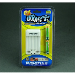 品胜 数码宝 充电套装 800mAh*2 支装 AAA7号充电电池 800毫安