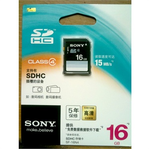 S原装索尼SD16G SD 16GSD卡 相机卡 内存卡 15X高速卡 存储卡