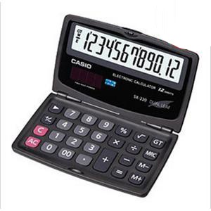 卡西欧 计算器MS-10VC-BU冰蓝办公商务型计算器