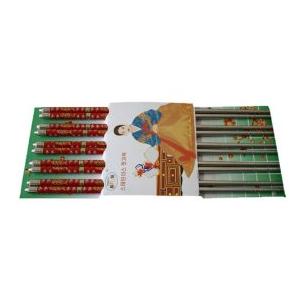 瑞恒逸品不锈钢筷子5双装（红鱼）