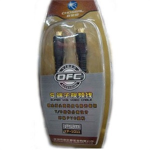 秋叶原 YF-1011 带屏蔽 s端子线 视频线 1.5米 机顶盒接电视