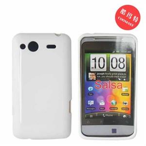 酷玛特 htcg15 HTC G15 c510微客 保护套硅胶套果冻系列（白色）