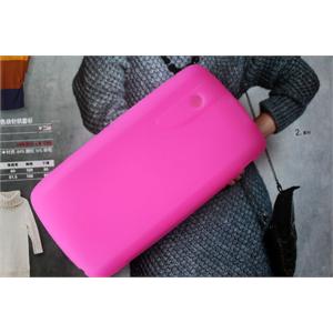 酷玛特 ZTE中兴 V880 手机壳 保护壳 手机套 至柔硅胶套（玫红）