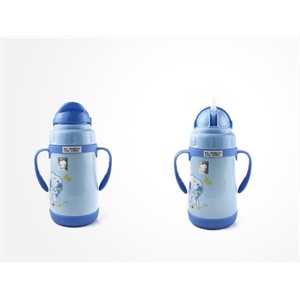 Snoopy 史努比 保温壶水杯外挂背带壶儿童吸管壶 T-SP506粉色