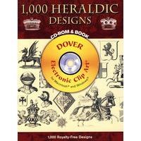 1,000 Heraldic Designs CD-ROM and Book纹章设计（书和光盘）