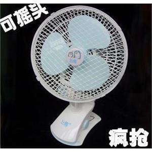 丝雨 夹扇 学生风扇 迷你电风扇 摇头电风扇 宿舍风扇