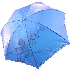 天堂伞三折 变色闪光晴雨伞 3343E 情有独钟