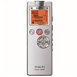 三洋（SANYO）ICR-PS504RM （4G+ 扩展卡） 录音笔（银色）