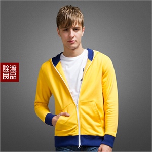 诠渡良品 秋季新品韩版修身连帽卫衣 TD333