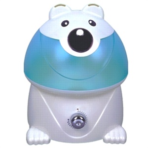 哥尔 GO-2008 小熊加湿器 浅蓝色 大雾量 卡通造型