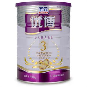 圣元优博3段幼儿成长配方奶粉900g/听(1-3岁)