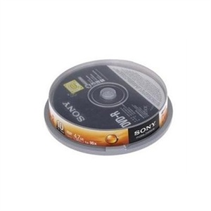 SONY 索尼 DVD-R 16X 4.7G 桶装10片 空白刻录盘