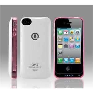 QYG FC13 苹果 iphone 4 背夹电池 移动备用电池 1700毫安