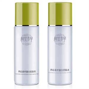 相宜本草 四倍蚕丝凝白柔肤水100ml+20ml+四倍蚕丝凝白保湿乳100g