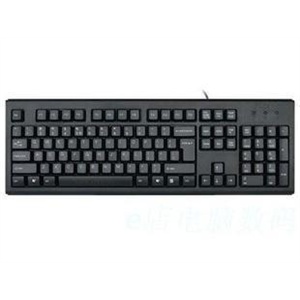 双飞燕KB-8键盘 USB防水键盘 7键无冲突电脑游戏键盘 笔记本键盘