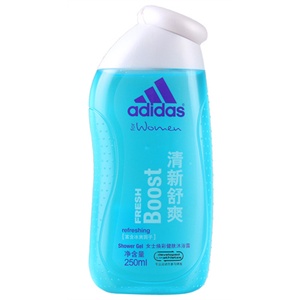 Adidas阿迪达斯 女士焕彩健肤系列清新舒爽沐浴露250ml