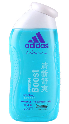 adidas阿迪达斯 女士焕彩健肤系列清新舒爽沐